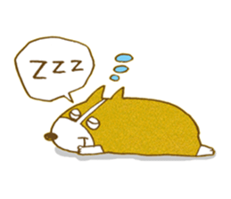 Welsh corgi is Sandy sticker #9774956