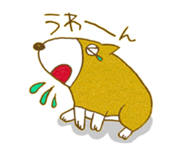 Welsh corgi is Sandy sticker #9774962