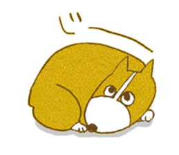 Welsh corgi is Sandy sticker #9774966