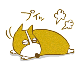 Welsh corgi is Sandy sticker #9774969