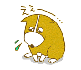 Welsh corgi is Sandy sticker #9774970