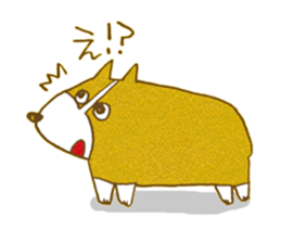 Welsh corgi is Sandy sticker #9774972