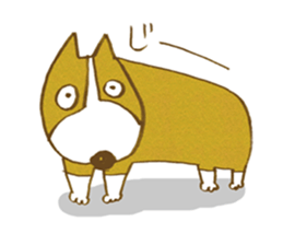 Welsh corgi is Sandy sticker #9774973
