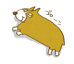 Welsh corgi is Sandy sticker #9774974