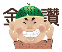 Watermelon Skin KID sticker #9775418