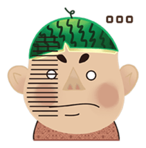 Watermelon Skin KID sticker #9775426