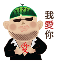 Watermelon Skin KID sticker #9775429