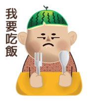 Watermelon Skin KID sticker #9775448