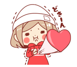 Kawaii girl Greeting Stickers sticker #9775948