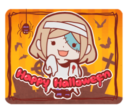 Kawaii girl Greeting Stickers sticker #9775950