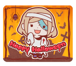 Kawaii girl Greeting Stickers sticker #9775950