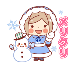 Kawaii girl Greeting Stickers sticker #9775952