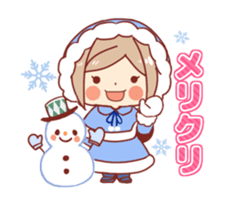 Kawaii girl Greeting Stickers sticker #9775952