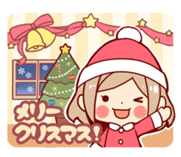 Kawaii girl Greeting Stickers sticker #9775953