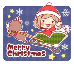 Kawaii girl Greeting Stickers sticker #9775954