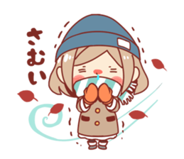 Kawaii girl Greeting Stickers sticker #9775965