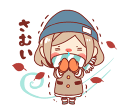 Kawaii girl Greeting Stickers sticker #9775965
