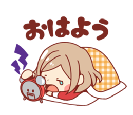 Kawaii girl Greeting Stickers sticker #9775973