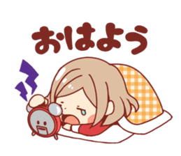 Kawaii girl Greeting Stickers sticker #9775973