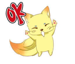 fox cosplay sticker #9776019