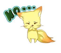 fox cosplay sticker #9776020