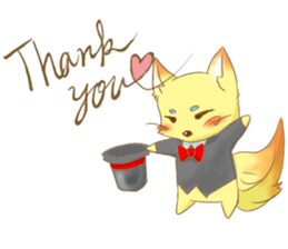 fox cosplay sticker #9776025