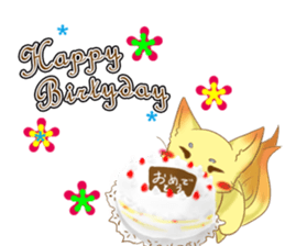 fox cosplay sticker #9776027