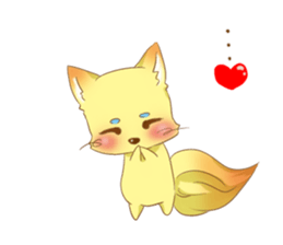 fox cosplay sticker #9776033