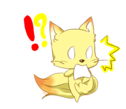 fox cosplay sticker #9776036