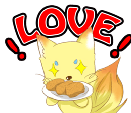 fox cosplay sticker #9776039