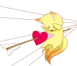 fox cosplay sticker #9776044