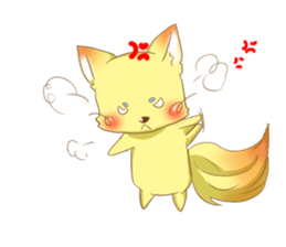 fox cosplay sticker #9776047