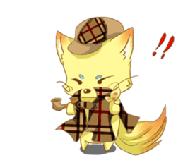 fox cosplay sticker #9776051