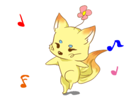 fox cosplay sticker #9776054