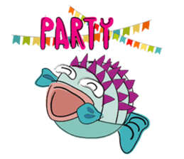 Balloons_Fish sticker #9776629