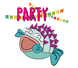 Balloons_Fish sticker #9776629