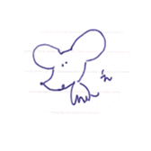 a mouse being twisted sticker #9776917