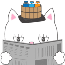 Furoneko( Hot spring favorite of cat ) sticker #9776995