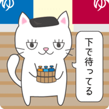 Furoneko( Hot spring favorite of cat ) sticker #9777015