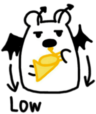 White Bear playing Horn(English ver.) sticker #9777121