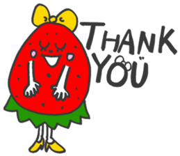 Countryside strawberry sticker #9777703