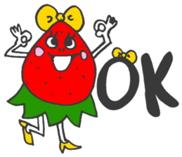 Countryside strawberry sticker #9777720