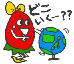 Countryside strawberry sticker #9777727