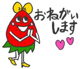 Countryside strawberry sticker #9777733