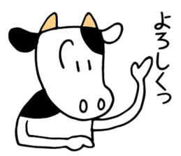 Mr. cow sticker #9777856