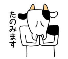 Mr. cow sticker #9777870
