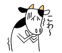 Mr. cow sticker #9777872