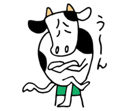 Mr. cow sticker #9777885