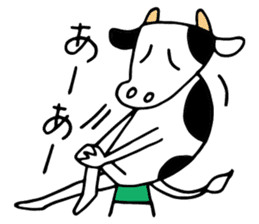 Mr. cow sticker #9777886