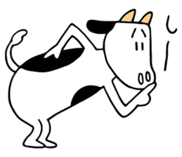 Mr. cow sticker #9777890
